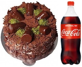 4-6 Kişilik Çikolatalı Muzlu Pasta Özel