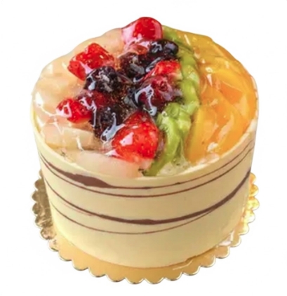 Butik Tat Keyfi 6-9 Kişilik Karışık Meyveli Yaş Pasta