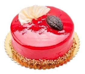 Doğal Malzemeli Frambuazlı Yaş Pasta 2-3 Kişilik