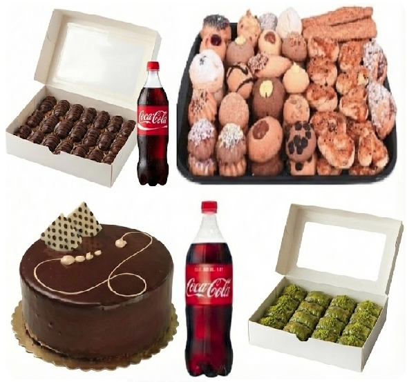 Ekler ve 2x1 Litre Kola Dahil 4-6 Kişilik Menü