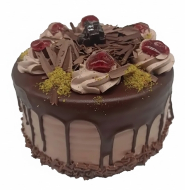 Klasik Çikolatalı 6-9 Kişilik Tatlı Kutlama Pastası